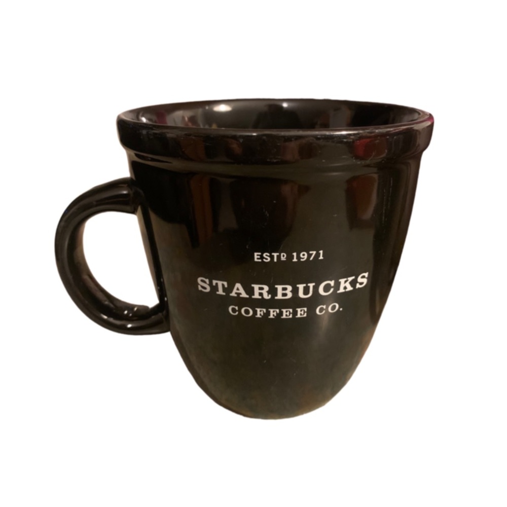 Starbucks 2002 black barista mug